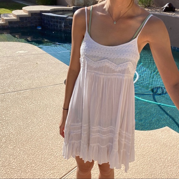 Tilly's Other - White dress beach cover up